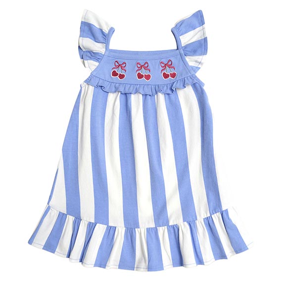 Huxbaby Seaside Cherry Stripe Dress 3-5Y